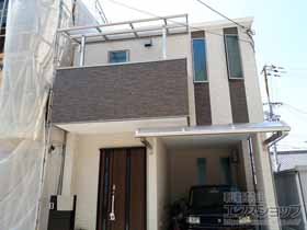 のテラス屋根 ヴェクターテラス R型 ルーフタイプ 単体 積雪〜20cm対応 施工例