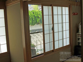 の二重窓（内窓） インプラス ダストバリア仕様 引違い窓 2枚建 施工例