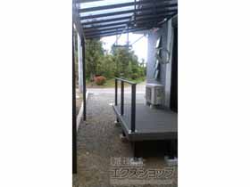 のテラス屋根 ヴェクターテラス F型 テラスタイプ 単体 積雪〜20cm対応 施工例