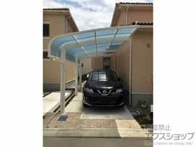 YKKAPのカーポート レイナキャップポートグラン 延長 積雪～20cm対応 施工例