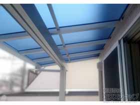 のバルコニー・ベランダ屋根 ヴェクターテラス F型 1500 屋根タイプ 単体 積雪〜50cm対応 施工例