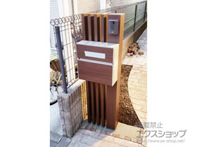 の機能門柱・ポスト ルシアスポストユニット AS02型 施工例