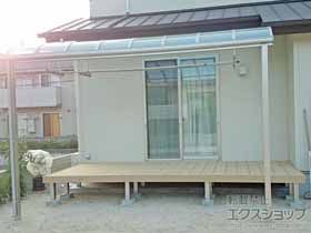 のテラス屋根 ヴェクターテラス R型 テラスタイプ 単体 積雪〜20cm対応 施工例