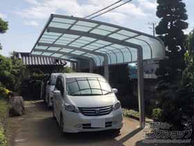 のカーポート レイナキャップポートグラン 縦連棟　積雪〜20cm対応 施工例