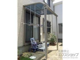 のテラス屋根 プレシオステラス R型 テラスタイプ 単体 積雪〜20cm対応 施工例