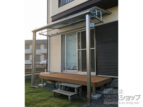 のテラス屋根 ヴェクターテラス R型 テラスタイプ 単体 積雪〜20cm対応 施工例