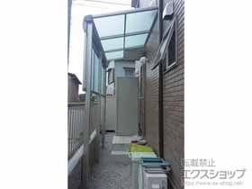 のカーポート ヴェクターテラス F型 テラスタイプ 単体 積雪〜20cm対応 施工例