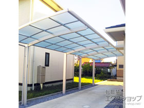 のカーポート レイナポートグラン 縦連棟　積雪〜20cm対応 施工例