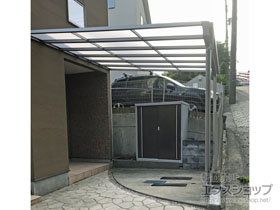 のテラス屋根 スピーネ F型 テラスタイプ 単体 積雪〜20cm対応 施工例