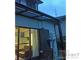 のテラス屋根 ヴェクターテラス R型 テラスタイプ 単体 積雪〜20cm対応 施工例