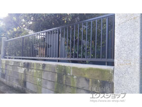 のフェンス・柵 スーパー速川 1型 フリー支柱タイプ 施工例