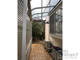 のテラス屋根 ヴェクターテラス R型 テラスタイプ 単体 積雪〜20cm対応 施工例