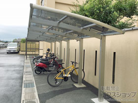 のサイクルポート・駐輪場 レイナポートグランミニ 積雪〜20cm対応〈3〉 施工例