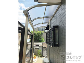 のテラス屋根 プレシオステラス R型 テラスタイプ 単体 積雪〜20cm対応 施工例