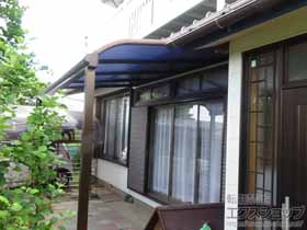 のテラス屋根 ヴェクターテラス R型 テラスタイプ 単体 積雪〜20cm対応 施工例