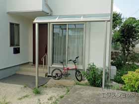 のテラス屋根 ヴェクターテラス R型 テラスタイプ 単体 積雪〜20cm対応 施工例