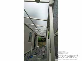 のテラス屋根 ヴェクターテラス F型 テラスタイプ 三連棟 積雪〜20cm対応 施工例