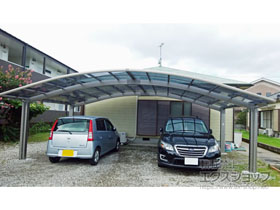 のカーポート リベルポートシグマIII 3台用 積雪〜20cm対応 施工例
