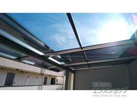 のバルコニー・ベランダ屋根 ヴェクターテラス F型 屋根タイプ 単体 積雪〜20cm対応 施工例