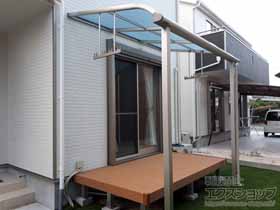 のテラス屋根 ヴェクターテラス R型 テラスタイプ 単体 積雪〜20cm対応 施工例