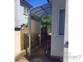 のテラス屋根 プレシオステラス R型 1500 テラスタイプ 単体　積雪〜50cm対応 施工例