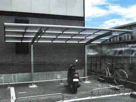 のサイクルポート・駐輪場 レイナポートグランミニ 積雪〜20cm対応 施工例