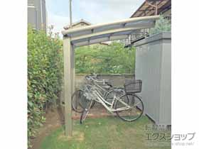 のサイクルポート・駐輪場 フーゴRミニ (ラウンドスタイル) 積雪〜20cm対応 施工例