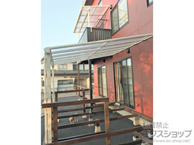 のテラス屋根 ヴェクターテラス F型 テラスタイプ 単体 積雪〜20cm対応 施工例