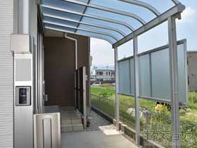 のテラス屋根 ヴェクターテラス R型 テラスタイプ 単体 積雪〜20cm対応 施工例