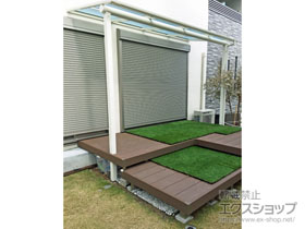 のテラス屋根 ヴェクターテラス F型 テラスタイプ 単体 積雪〜20cm対応 施工例