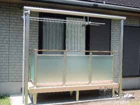 のテラス屋根 ヴェクターテラス F型 テラスタイプ 単体 積雪〜20cm対応 施工例