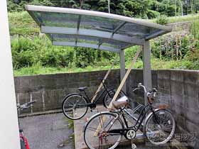 のサイクルポート・駐輪場 プレシオスポート ミニ 積雪〜20cm対応 施工例