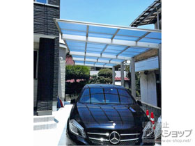 のカーポート エフルージュグラン 縦連棟　積雪〜20cm対応 施工例