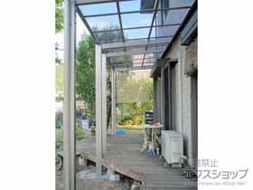 のテラス屋根 フーゴF 独立テラスタイプ 連棟 積雪〜20cm対応 施工例