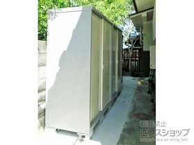 の物置・屋外倉庫 シンプリー 一般型 1520×755×1903 MJX-157E-FW 施工例