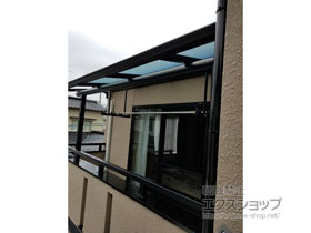 のバルコニー・ベランダ屋根 ヴェクターテラス F型 屋根タイプ 単体 積雪〜20cm対応 施工例