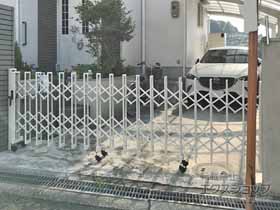 のカーゲート セレビューMK型 傾斜タイプ 片開き 37SA 施工例