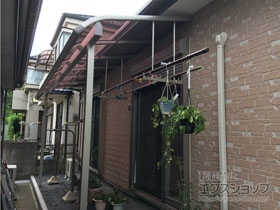 のテラス屋根 ヴェクターテラス R型 テラスタイプ 単体 積雪〜20cm対応 施工例