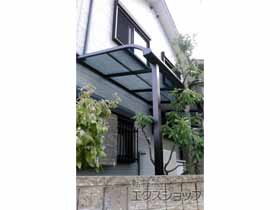 のテラス屋根 ヴェクターテラス R型 テラスタイプ 単体 積雪〜20cm対応 施工例