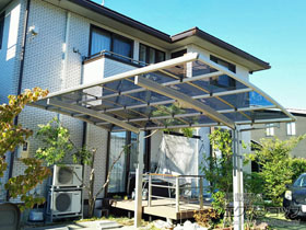 のカーポート プレシオスポート 積雪〜20cm対応 施工例