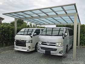 のカーポート エフルージュ ツイン 積雪〜20cm対応 施工例