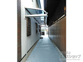 のテラス屋根 ヴェクターテラス R型 ルーフタイプ 連棟 積雪〜20cm対応 施工例