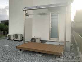 のテラス屋根 プレシオステラス R型 テラスタイプ 単体 積雪〜20cm対応 施工例