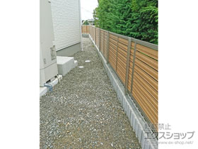 のフェンス・柵 セレビューフェンス RP3型 自在柱施工 施工例