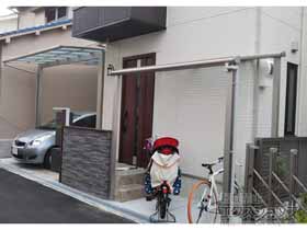 のカーポート エフルージュ ツイン 積雪〜20cm対応 施工例