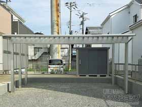 のカーポート エフルージュ ツイン50 積雪〜50cm対応 施工例