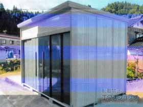 の物置・屋外倉庫 Mr.トールマンダンディ 多雪型 結露減少型 3232×2290×2570 JN-SZ3222-J 施工例