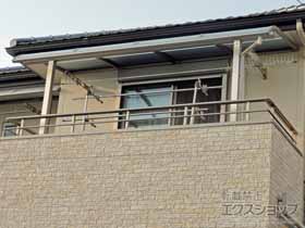 のバルコニー・ベランダ屋根 ヴェクターテラス R型 屋根タイプ 単体 積雪〜20cm対応 施工例