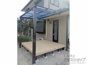 のサイクルポート・駐輪場 ネスカFミニ (フラットスタイル) 積雪〜20cm対応 施工例