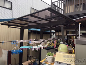 のカーポート ネスカF (フラットスタイル) 積雪〜20cm対応 施工例